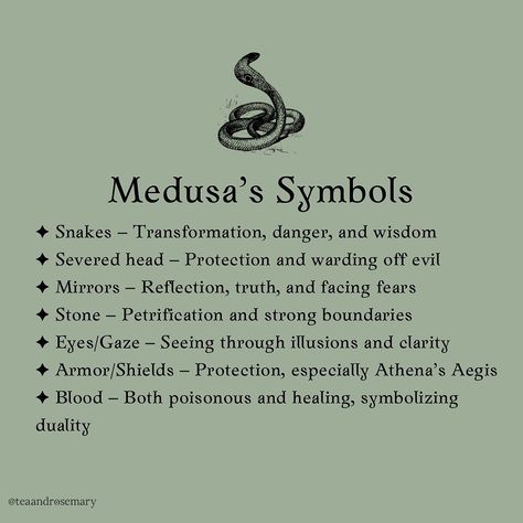 Ready to dive deep into the myths of Medusa? 🐍✨ She’s more than just a monster – she’s a symbol of transformation, power, and protection. Swipe through to see how you can work with her energy and tap into your inner strength⚡️ I’m going LIVE tomorrow (Thursday) at 6pm EST on the group to chat about Medusa, her lore, and my personal experiences working with her. Plus, we’ll open up the floor for a Q&A on any topic! Drop JOIN in the comments for the link👇 #Medusa #medusagorgon #greekmythology... How To Worship Medusa, Medusa Quotes Short, Working With Medusa, Medusa Witchcraft, Medusa Victim, Medusa Offerings, Medusa Symbolism, Medusa Worship, Medusa Meaning