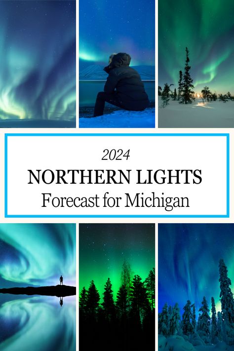 Don't miss the Michigan Northern Lights forecast this year! Our 2024 forecast explains peak viewing times, solar activity, best locations, and essential tips. Plan your trip & chase the Aurora Borealis! Northern Lights Michigan, Michigan Beach Vacations, Michigan Adventures, Michigan Road Trip, Michigan Vacations, Michigan Beaches, The Aurora Borealis, Traverse City Michigan, Michigan Travel