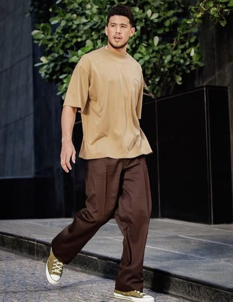 Booker Outfits, Devin Booker Outfits, Devin Booker Style, Mens Casual Outfit, Mens Street Style Winter, Streetwear Ideas, Nba Fashion, Trendy Boy Outfits, Hype Clothing