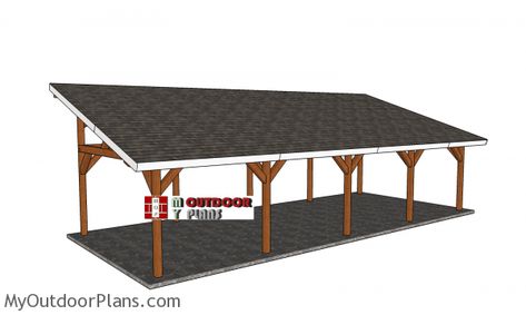 Door Canopy Plans, Lean To Pavilion, Backyard Privacy Screen, Rv Carports, Wooden Pavilion, Lean To Roof, Pavilion Plans, Gazebo Plans, Roof Trim