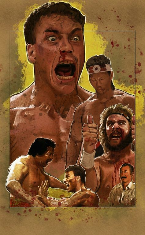 JEAN CLAUDE VAN DAMME 'BLOODSPORT'. Van Damme Jean Claude, Bloodsport Movie, Star 80 Movie Poster, Jean Claude Van Damme Bloodsport, John Claude Van Dam, Blood Sport, 80s Movie Posters, Tattoo Graffiti, Action Movie Poster