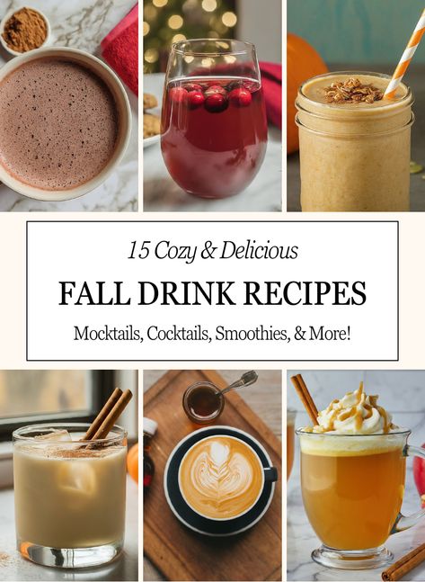 Fall Drinks to Warm Your Spirit and Quench Your Thirst Chia Tea Latte Recipe, Hot Fall Drinks, Fall Drinks Alcohol, Apple Cider Margarita, Cider Margarita, Fall Cocktail Recipes, Warm Drinks Recipes, Fall Coffee Drinks, Easy Mixed Drinks