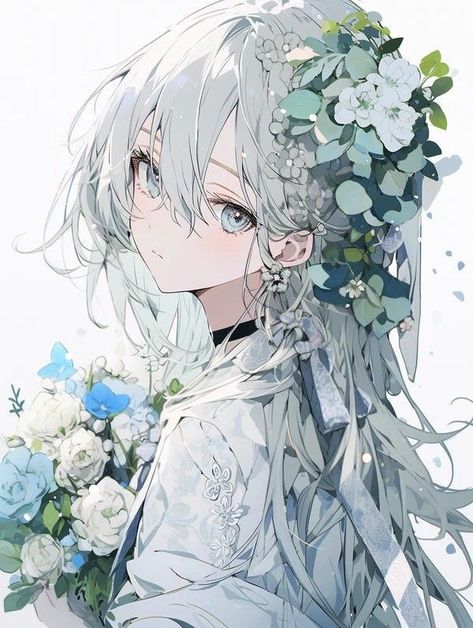 Anime Child, Illustration Girl, 영감을 주는 캐릭터, Fanarts Anime, Art Anime, Handsome Anime Guys, Handsome Anime, الرسومات اللطيفة, White Hair