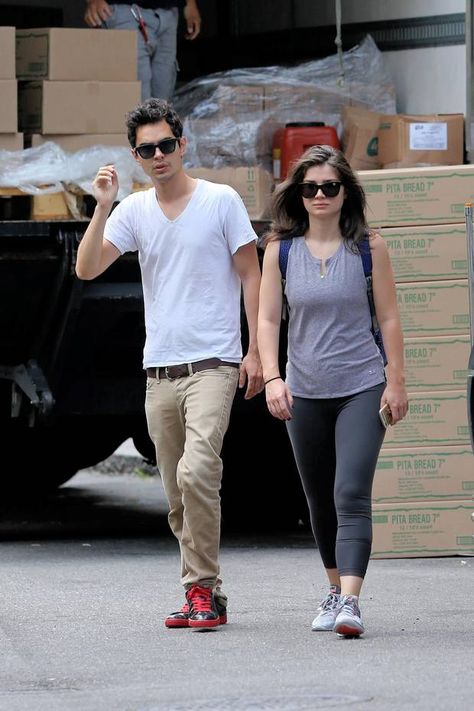 Actress Eve Hewson walks with her boyfriend, Max Minghella, in Soho in New York City Eve Hewson, Max Minghella, Ali Hewson, Happily Single, The English Patient, The Knick, Captain America Civil, Karen Gillan, Vanity Fair Oscar Party