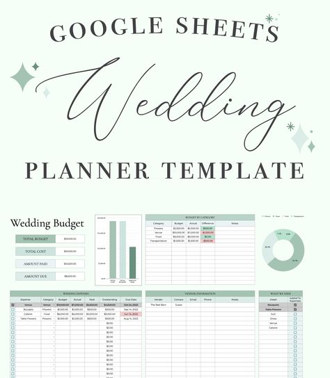 Wedding Planning Spreadsheet Google Docs, Wedding Spreadsheet, Wedding Planning Spreadsheet, Wedding Budget Spreadsheet, Wedding Planning Templates, Personal Budget Template, Financial Budget Planner, Budget Spreadsheet Template, Budget Template Free