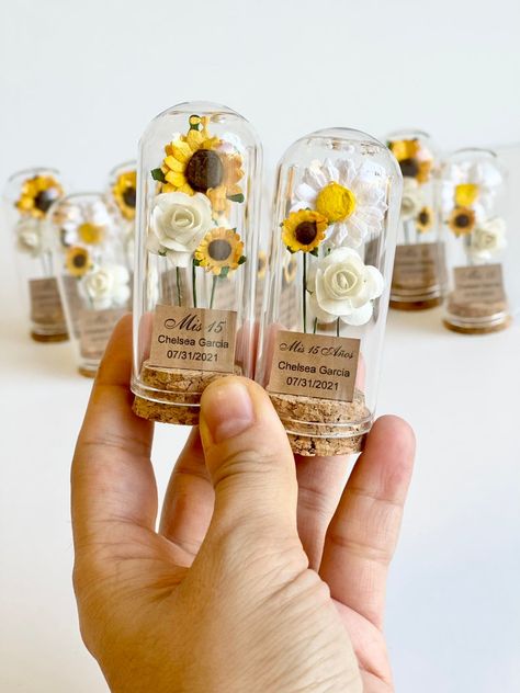 10pcs Wedding Favors for Guests Wedding Favors Favors | Etsy Sunflower Favors, Wedding Favors For Guests Rustic, Sunflower Birthday Parties, Sunflower Wedding Favors, Personalized Thank You Gifts, Quinceanera Favors, Corsage And Boutonniere Set, Sunflower Party, Sunflower Baby Showers