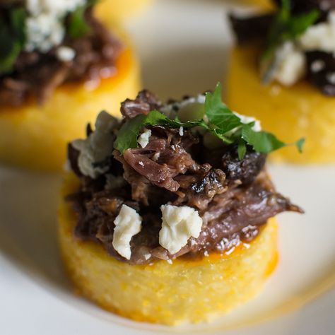 Gorgonzola Polenta, Red Wine Braised Short Ribs, Wine Braised Short Ribs, Fine Dining Recipes, Braised Short Ribs, Little Kitchen, My Jam, Short Ribs, Polenta