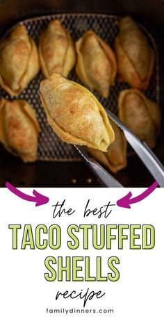 Airfryer Meals, Easy Airfryer, Leftover Taco Meat, Stuffed Pasta, Shells Recipe, Air Fryer Oven Recipes, Pasta Shells, Air Fry Recipes, Meals Easy