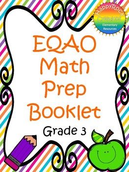 EQAO Grade 3 Math Prep Booklet Grade 3 Math, Math Made Easy, Tpt Ideas, Problem Solving Strategies, Math Number Sense, Graphing Activities, Math Questions, Open Board, Math Methods