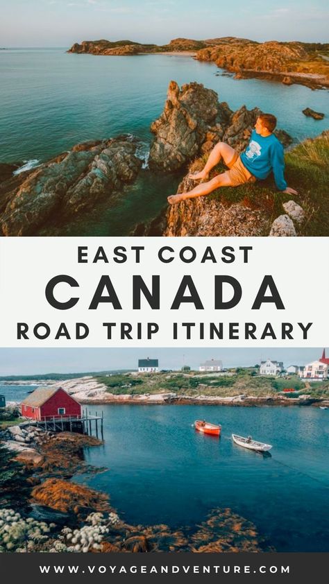 Once upon a time, I actually lived on the East Coast of Canada – more specifically, in Halifax – so I know this part of the country inside and out! I can confidently say that there is so much to see on an East Coast Canada road trip - and I want to share it all with you!I present you with the The Best 10-Day East Coast Canada Road Trip - a complete itinerary for your east coast Canada road trip! East Coast Canada Road Trip, Eastern Canada Road Trip, East Coast Canada, East Coast Vacation, Newfoundland Travel, Canadian Road Trip, East Coast Travel, East Coast Road Trip, Canada Travel Guide