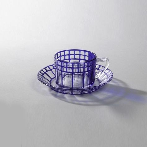 Cup A, Glass Ceramic, Geometric Lines, Objects Design, Glass Cup, Glass Design, Cup And Saucer, Sake, Austria