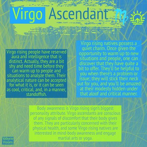 Ascendant Virgo, Virgo Ascendant, Witch Astrology, Virgo Rising, Virgo Astrology, Ascendant Sign, Astrology Houses, Virgo Sun, Zodiac Meanings