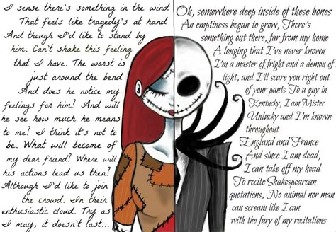 Nightmare Before Christmas Quotes, Jack Nightmare Before Christmas, Nightmare Before Christmas Drawings, Jack The Pumpkin King, Tim Burton Art, Sally Nightmare, Sally Nightmare Before Christmas, Wall Decorating, Tim Burton Movie