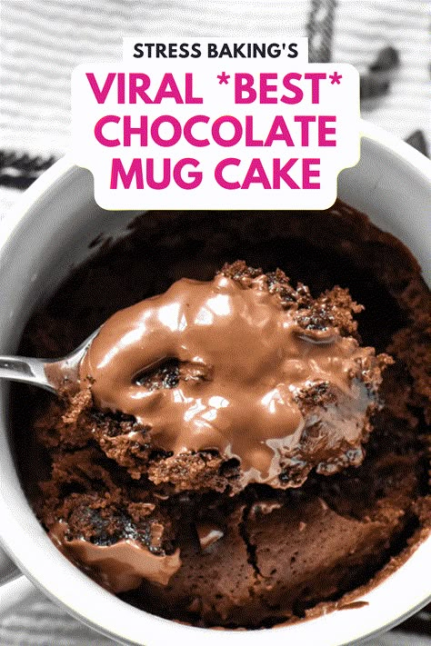 Best Chocolate Mug Cake Recipe, Moist Chocolate Mug Cake, Easy Chocolate Mug Cake, Mug Brownie Recipes, 3 Ingredient Mug Cake, Chocolate Mug Cake Recipe, Microwave Mug Recipes, Nutella Mug Cake, Chocolate Chip Mug Cake