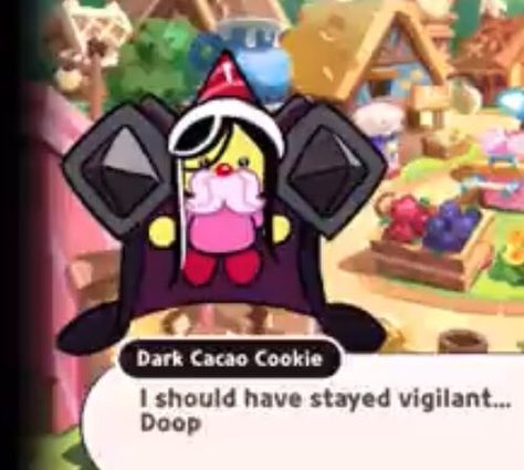 Dark Cacao Cookie Icon, Dark Cacao Cookie, Lollipop Recipe, Dragon Cookies, Cookie Toppings, Cookie Games, Bff Drawings, Cocoa Cookies, Losing Faith In Humanity