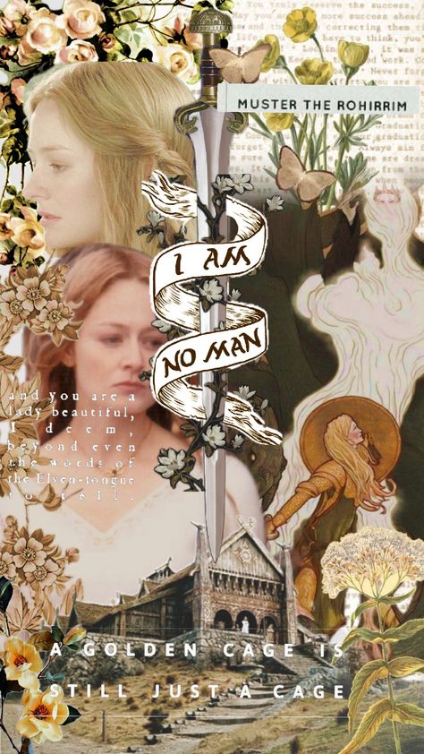 #eowyn #lotr #lordoftherings #iamnoman #movie #book #quotes #flowers Eowyn Lotr, Eowyn And Faramir, I Am No Man, Quotes Flowers, Tea Club, Tolkien Books, Shield Maiden, Middle Earth, Great Love