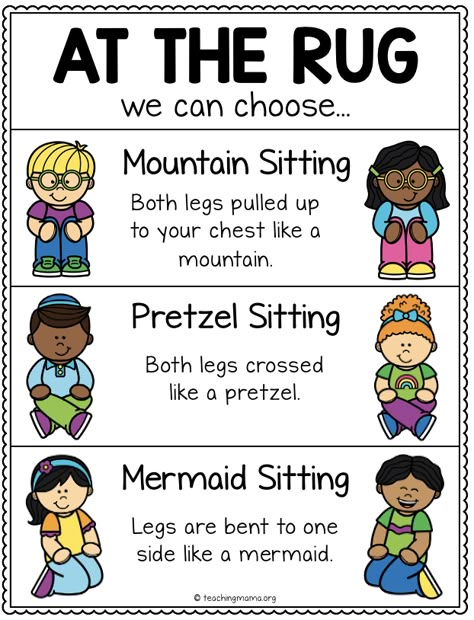 Classroom Rules Kindergarten Printable, Classroom Rules For Kindergarten Posters, Class Call And Response, Conscious Discipline Visual Routines, Preschool Classroom Schedule Ideas, Home Visit Ideas For Teachers, Circle Time Sitting Ideas For Preschool, Head Start Classroom Themes, Year 1 And 2 Classroom Ideas