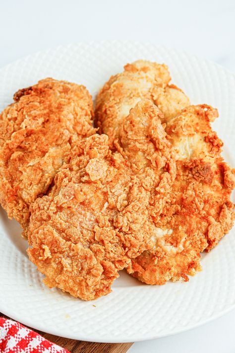 BUTTERMILK FRIED CHICKEN Fried Boneless Chicken Breast, Buttermilk Fried Chicken Breast, Fried Chicken Breast Recipe, Homemade Fried Chicken, Buttermilk Fried Chicken, Fried Chicken Breast, Recipe Boards, Boneless Chicken Breast, Recipes Homemade