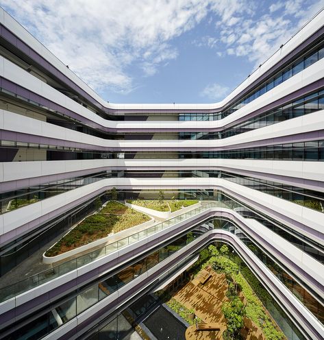 First phase of UNStudio-designed SUTD campus in Singapore is completed Singapore University, Dp Architects, Campus Design, University Architecture, Passive Design, New Architecture, Sky Garden, Education Architecture, Natural Ventilation