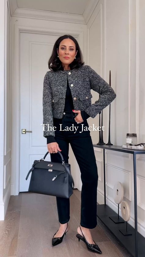 Shop Collarless Textured Jacket and other curated products on LTK, the easiest way to shop everything from your favourite creators. Collarless Jacket, Textured Jacket, Winter Fashion, Work Wear, Trousers