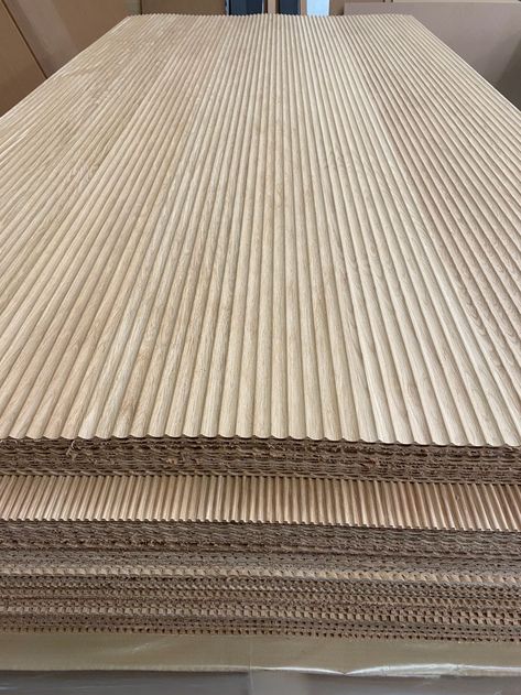 Wooden Fluted Panel, Diy Fluted Wall, Fluted Wood, Surface Studio, Studio Gallery, Panel Wall, Wood Panels, Diy Wood, Wood Paneling