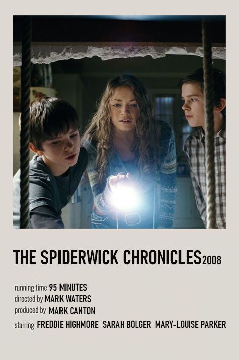 The Spiderwick Chronicles, The Fall Movie, Movie Film Poster, Spiderwick Chronicles, Film Polaroid, Sarah Bolger, Mary Louise Parker, Movie Collage, Movies To Watch Teenagers