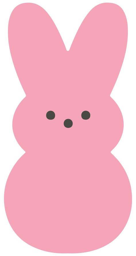 Bunny Peep Template, Peep Bunny Template Free Printable, March Door Decorations Classroom Preschool, Peeps Bulletin Board Ideas, Easter Patterns Printable, Peeps Template, Easter Door Decorations Classroom, Easter Classroom Door, Easter Classroom Decorations