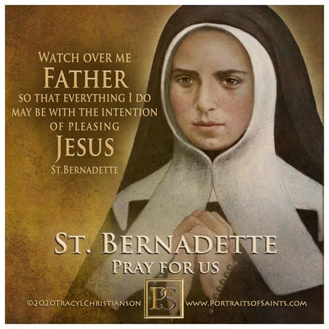 St Bernadette Soubirous, St Bernadette Of Lourdes, Happy Feast Day, Bernadette Soubirous, Mother Of Christ, St Bernadette, Saint Bernadette, Nuns Habits, Marian Apparition