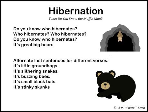 The winter season is the perfect time for children to learn about hibernation. Kids are naturally curious and they like to know what animals do during the winter months. Since my kids ask a lot of questions, we’ve done several activities to teach them about hibernation.  The kids had fun and we learned a lot! … Hibernation Preschool Theme, Hibernation Preschool Crafts, Hibernation Preschool Activities, Hibernation Crafts, Winter Animals Preschool, Hibernation Preschool, Hibernation Activities, Winter Hibernation, Animals That Hibernate