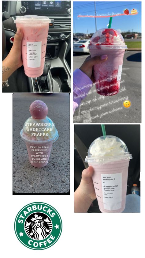 U should definitely try these amazing drinks from starbucks and tell me how good they are 🙏 Drinks From Starbucks, At Home Starbucks Drinks, Decaf Starbucks Drinks, Starbucks Orders To Try, Best Starbucks Drinks, Best Iced Coffee, Cold Starbucks Drinks, Secret Starbucks Drinks, Starbucks Secret Menu Drinks