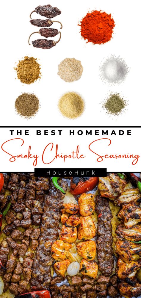 Chipotle Seasoning Recipe, Chipotle Seasoning, Marinating Chicken Breast, Homemade Spice Blends, Drink Inspiration, Homemade Spices, Ranch Seasoning, Recipe Board, Seasoning Blend