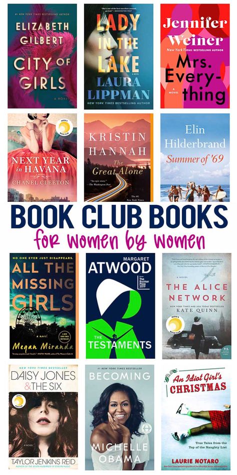 Female Authors, Best Book Club Books, Books For Women, Female Books, Online Book Club, Book Club Reads, Personal Growth Books, Books To Read For Women, Woman Authors