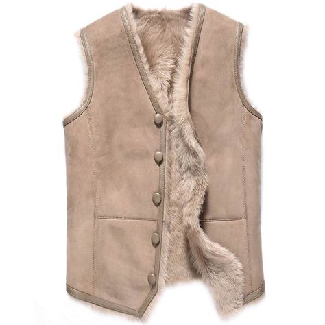 Sheepskin Vests, Sheepskin Vest, Khaki Vest, Gents Shoes, Black And Khaki, Leather Store, Shearling Vest, Mens Black Leather, Shearling Coat