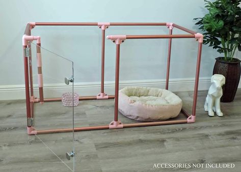 Clearly Loved Pets Lucidium Dog Pen, Pet Play Pen, X Pen, Dog Crate for The Modern Dog Clearly Loved Pets, Dog Playpen Indoor, New Puppy Checklist, Puppy Checklist, Puppy Playpen, Puppy Room, Play Pen, Tallest Dog, Dog Mommy