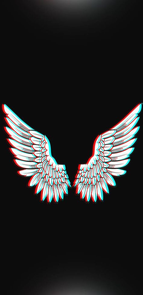 Photoshop Wallpapers, Wallpaper Marvel, Wings Wallpaper, Handy Wallpaper, Wings Drawing, Glitch Wallpaper, Scary Wallpaper, Angel Wallpaper, Cute Black Wallpaper