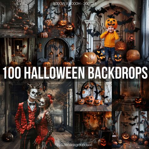 Halloween Gifts For Friends, Halloween Photo Backdrop, Halloween Photo Booth Props, Backgrounds Halloween, Halloween Photo Booth, Backdrops Kids, Halloween Photography, Halloween Backdrop, Halloween Photo