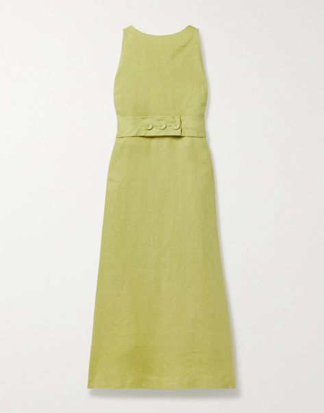 Summer Linen Dresses, Maxi Robes, Summer Linen, Lightweight Dress, Linen Maxi Dress, Maxi Dress Green, Spring Wardrobe, Classic Dress, Trending Dresses