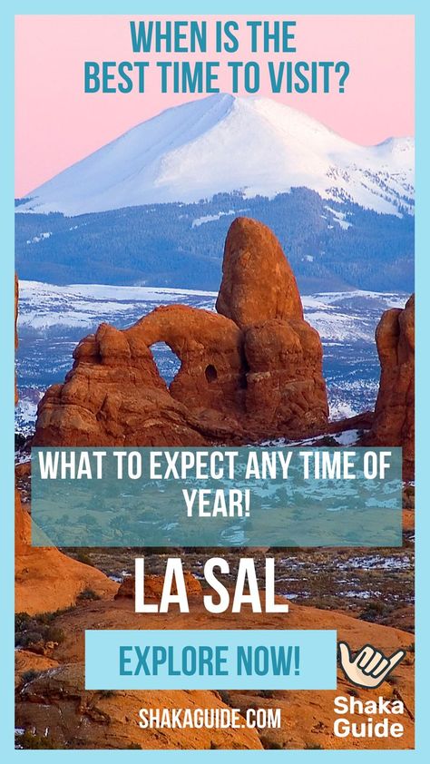 "While the route isn’t exactly seasonal, it is possible and even likely that sections of it will become impassable during the winter months. For this reason, we recommend driving the La Sal Mountain Loop March through October." Learn about the Best time of year to visit La Sal Mountains for YOU! We do the work so you don't have to. #lasal #lasalmountains #utah #utahmighty5 #mighty5 #shakaguide #roadtrip #bestroadtrips #roadtriputah Do The Work, Road Trip Fun, National Forest, Winter Months, Wyoming, Idaho, Montana, Utah, The Winter