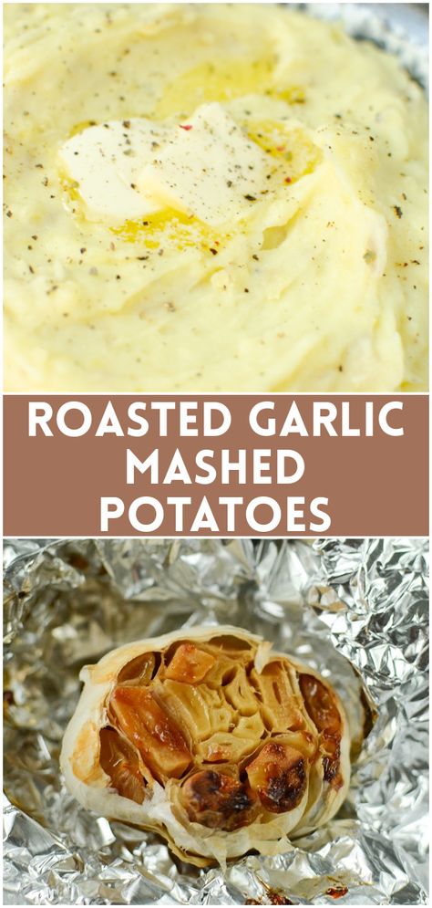 Mashed Potatoes Roasted Garlic, Best Roasted Garlic Mashed Potatoes, Garlic Mash Potatoes Recipe, Creamy Roasted Garlic Mashed Potatoes, The Keg Garlic Mashed Potatoes, Garlic Potatoes Stovetop, Garlic Roasted Mashed Potatoes, Roasted Garlic Mashed Potatoes Recipe, Garlic Confit Mashed Potatoes