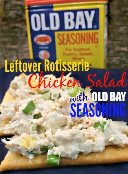 Leftover Rotisserie Chicken Salad Easy and Fast #Recipe with Old Bay Seasoning @dapperhouse Leftover Rotisserie Chicken Salad, Rotisserie Chicken Salad, Leftover Rotisserie, Easy Dinner Recipes Crockpot, Leftover Rotisserie Chicken, Chicken Salad Recipe, Rotisserie Chicken Recipes, Old Bay, Dinner Recipes Crockpot