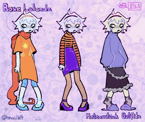 Homestuck Fanart, Rose Lalonde, Home Stuck, Emo Art, Different Hairstyles, Homestuck, Drawing Reference Poses, Manga Comics, Character Concept