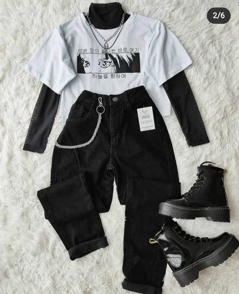 Celana Jogger Wanita, Áo Blu, Fesyen Islam, Egirl Fashion, E Girl Outfits, Tomboy Style Outfits, Swaggy Outfits, Tomboy Fashion, Really Cute Outfits