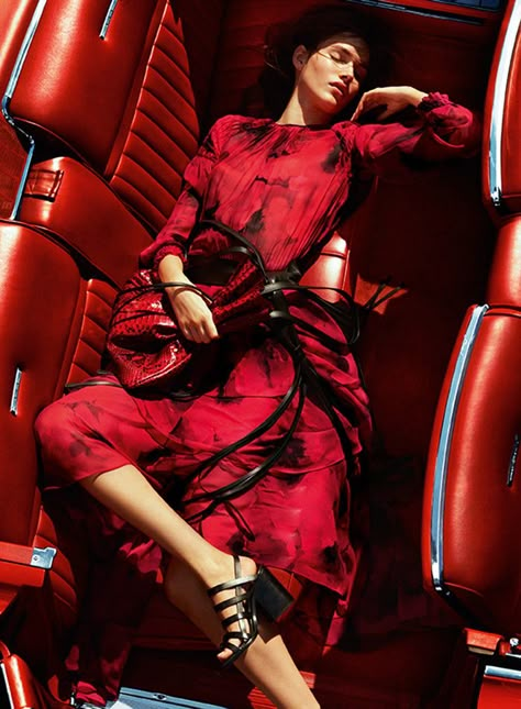 Vanessa Moody by Mario Testino for Michael Kors S/S 2016 | The Fashionography Iron Widow, Vanessa Moody, Car Editorial, Wu Zetian, Car Fashion, Car Shoot, Mode Editorials, Car Photoshoot, Vogue Editorial