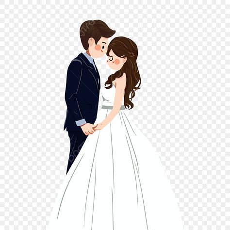 Couple Png Image, Couple Cartoon Characters, Love Kiss Couple, Bride Clipart, Couple Png, Picture Cartoon, 2000 Cartoons, Chinese Valentine's Day, Cartoon Couple