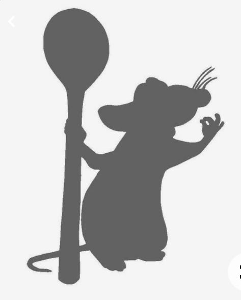 Ratatouille Pumpkin Carving, Ratatouille Pumpkin, Disney Characters Silhouettes, Rat Silhouette, Disney Car Decals, Ratatouille Remy, Ratatouille Disney, Pumpkin Carving Stencil, Disney Silhouette Art