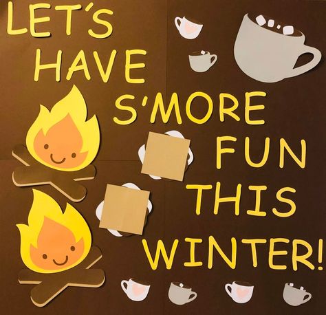 Fun Classroom Decor, Cool Bulletin Boards, Winter Font, December Bulletin Boards, November Bulletin Boards, Kindergarten Bulletin Boards, Winter Bulletin Board, College Bulletin Boards, Holiday Bulletin Boards