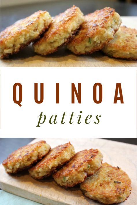 Quinoa Patties When we first started experimenting with a more vegetable-based diet a few years ago, my husband was committed but skeptical. He braced himself for a long, hungry month. I reassured him that he was in good hands. I only forgot one small detail: I actually had no clue what I was doing. Up to … Grain Dishes, Make Quinoa, Quinoa Patties, Quinoa Recipes Easy, Quinoa Recipes Healthy, Cooking Vegan, Vegetarian Quinoa, Making Quinoa, Vegan Egg