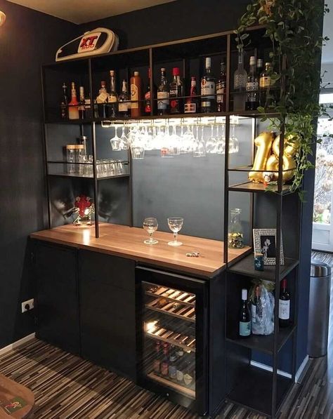 Home Bar Ideas, Bar Deco, Diy Furniture Repurpose, Home Bar Rooms, Diy Home Bar, Furniture Repurpose, Casa Country, Coffee Bar Home, Home Bar Designs