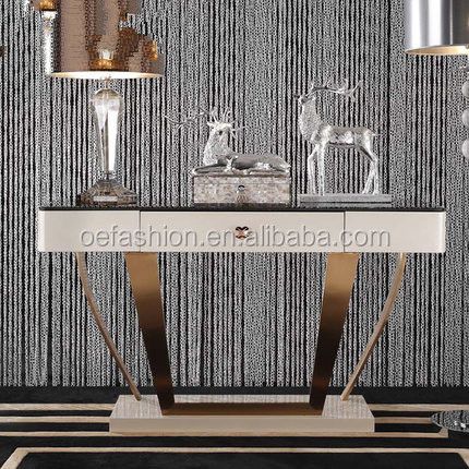 Oe-fashion Moroccan Fossil Modern Livingroom Furniture Solid Wood Stainless Steel Natural Marble Surface Entrance Table - Buy Entrance Table,Stainless Steel Entrance Table,Moroccan Fossil Marble Tables Product on Alibaba.com Study Room Furniture, Marble Tables, Entrance Table, French Style Furniture, Durable Furniture, Marble Surface, Hotel Furniture, Marble Table, Furniture Styles