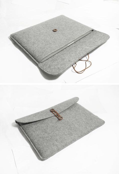 Kindle Tablet, Macbook Accessories, Notebook Sleeve, Felt Case, Diy Laptop, Laptop Cover, Felt Cover, Mac Book, Macbook Sleeve